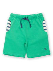 Kite - Boys organic Corfe shorts green - Heavy single jersey - Elasticated waistband with adjustable ties