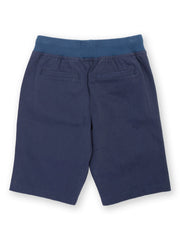 Kite - Boys organic yacht shorts midnight navy blue - Twill - Elasticated waistband with adjustable ties