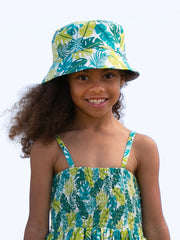 Kite - Boys organic jungle sun hat - Fully reversible