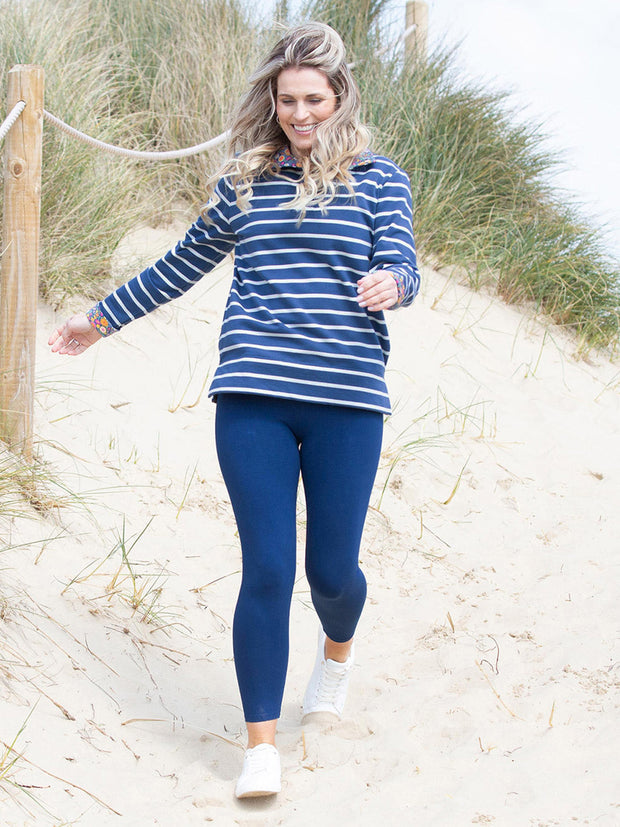 Weymouth button neck sweatshirt