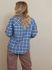 Leigh oversized flannel check shirt