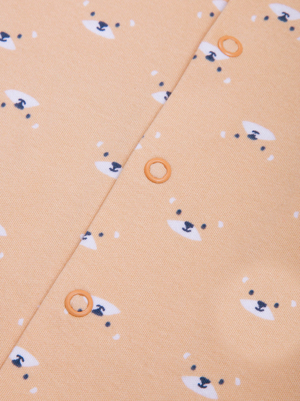 Spotty otterly sleepsuit