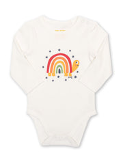 Kite - Baby organic cotton marvellous me bodysuit cream - Placement print - Popper openings