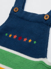 Superstar knit dungarees