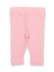 Kite - Baby girls organic cotton my first cosy legs pink - Elasticated waistband