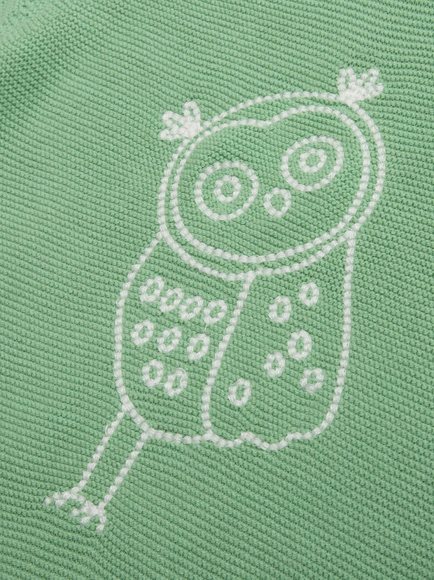 Owlet knit romper