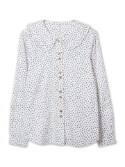 Duntish dolly collar fine twill blouse