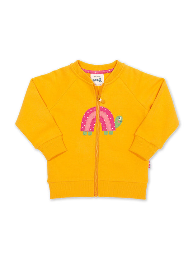 Kite - Girls organic cotton marvellous me zippy yellow - Appliqué design
