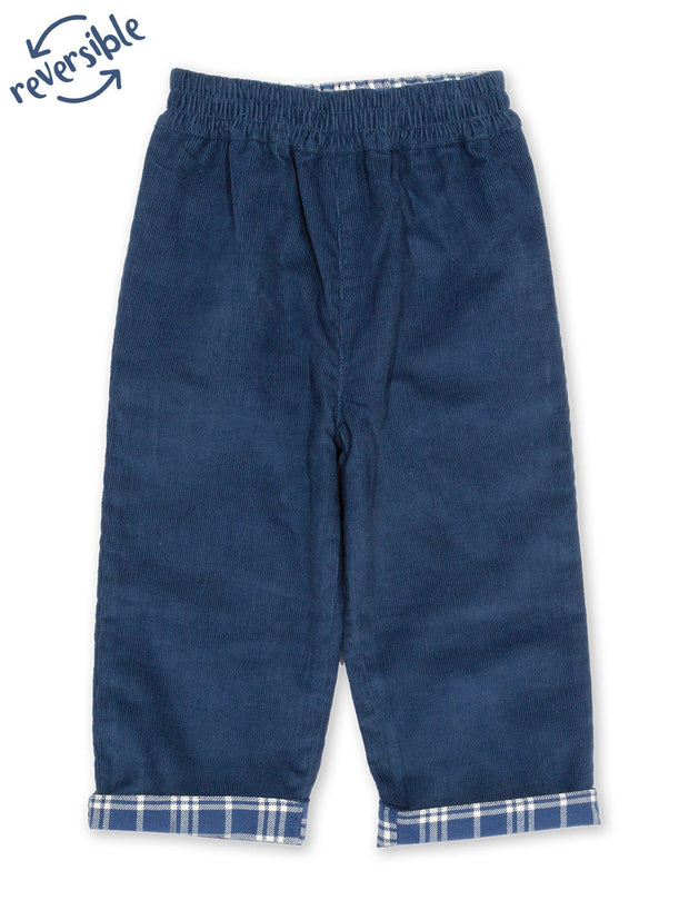 Kite - Boys organic cotton check pull ups - Corduroy - Elasticated waistband