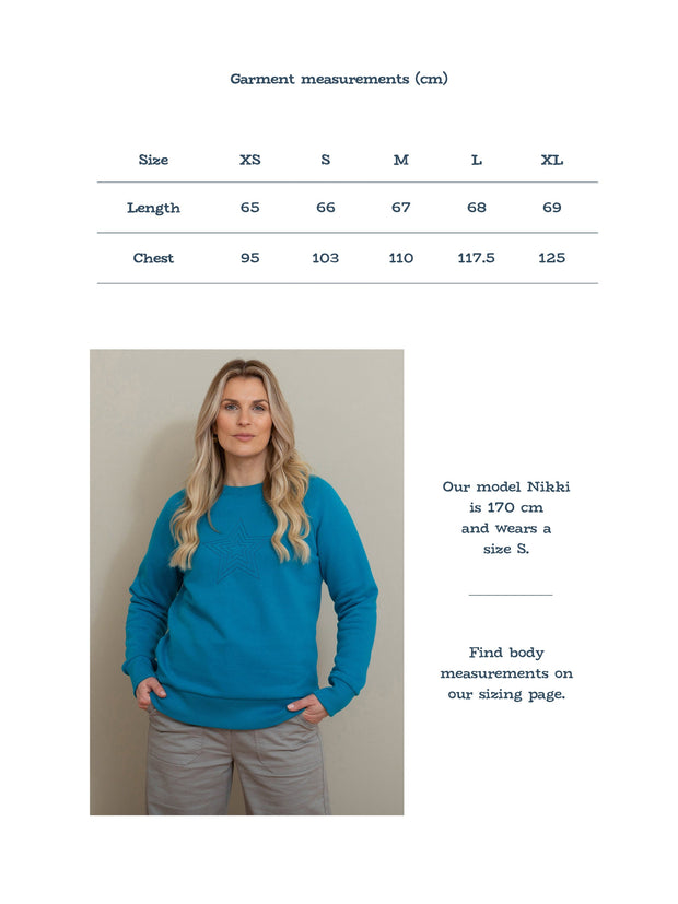 Whitecliff sweatshirt teal