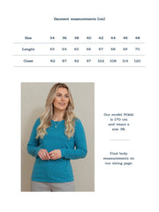 Tarrant jersey top darling dot teal