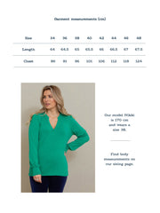 Swyre jersey top emerald