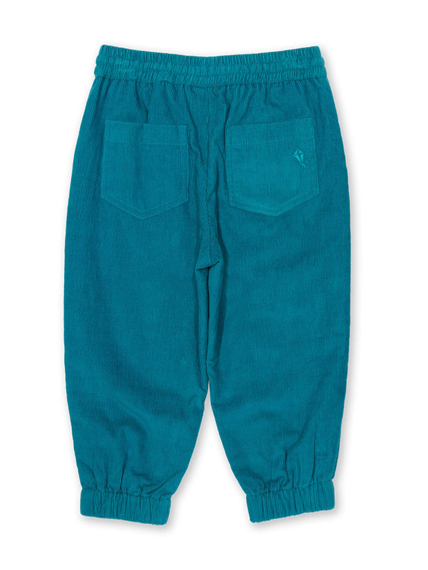 Cosy cord pull ups teal