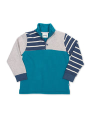 Kite - Boys organic cotton spinnaker sweatshirt - Standing collar