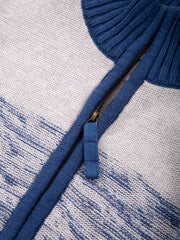 Retro knit zippy