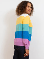 Sandecotes knit cardigan wide stripe