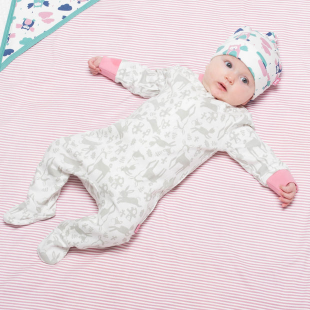 Baby in owl hat