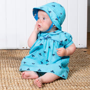 Baby in wonder whale dress set