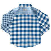 Boy in mix and match shirt