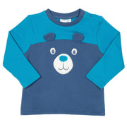 Boy in beary sweatshirt