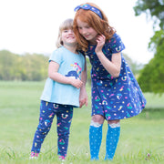 Girl in mermaid tunic