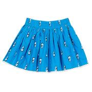 Girl in seahorse skirt