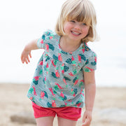 Girl in pretty polly tunic